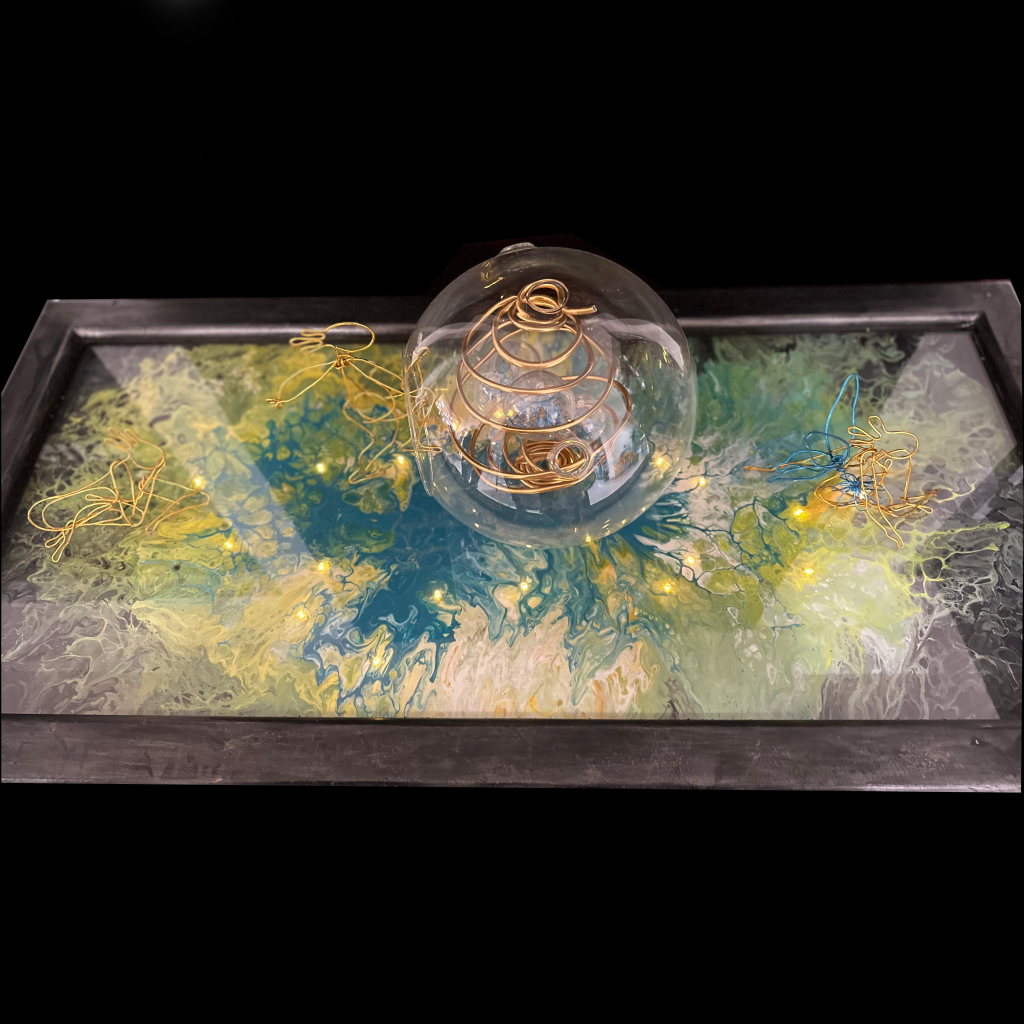 Sculpture Métal & Peinture