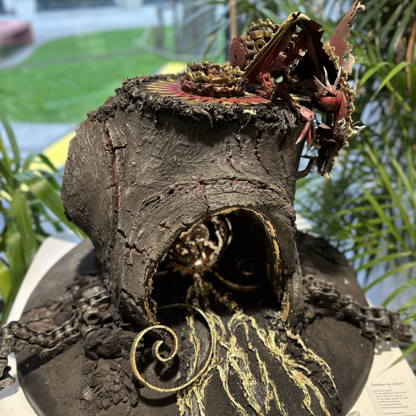 Sculpture Métal & Bois