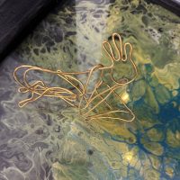 Sculpture Métal & Peinture