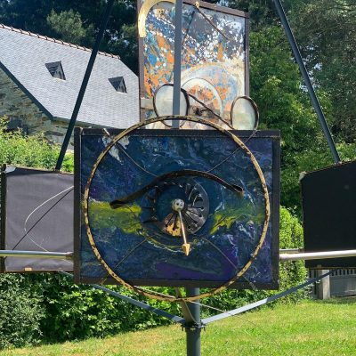 Sculpture Métal & Peinture